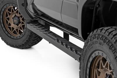 Rough Country Suspension Systems - Rough Country 41015 BA2 Side Step Bars Black for 25-26 Toyota 4Runner 2WD/4WD