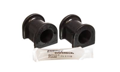 Energy Suspension - Energy Suspension 5.5155G Front Polyurethane Sway Bar Bushing Set Black