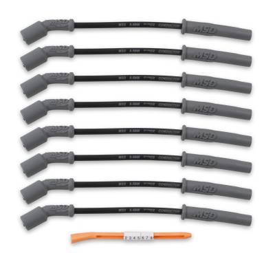 MSD - MSD Ignition 32823 Custom Spark Plug Wire Set for 99-13 GM Truck & SUV