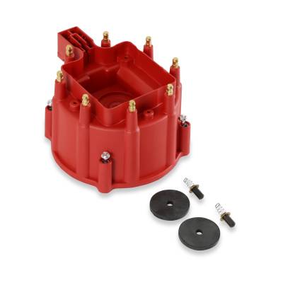 MSD - MSD Ignition 8411 Distributor Cap Red for GM HEI