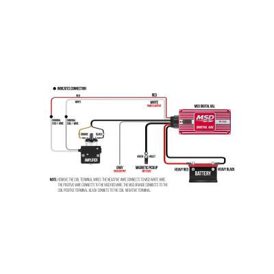 MSD - MSD Ignition 6425 Digital-6AL Ignition Controller Red