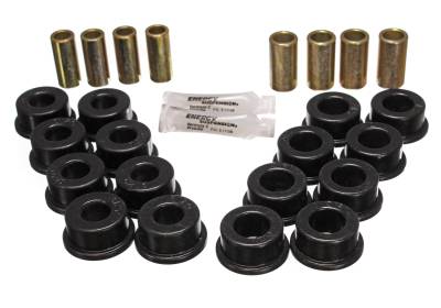 Energy Suspension - Energy Suspension 3.3145G Control Arm Bushing Set Rear Polyurethane Black