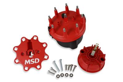 MSD - MSD Ignition 8445 Cap-A-Dapt Cap & Rotor Kit Fixed Rotor