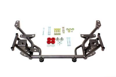 BMR Suspension - BMR Suspension KM020H K-Member 1/2" Lowered Motor Mounts Std Rack Mounts