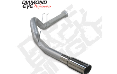 Diamond Eye Performance - Diamond Eye K4376A Kit 4" Diesel Particulate Filter-Back Single Aluminized 2011-