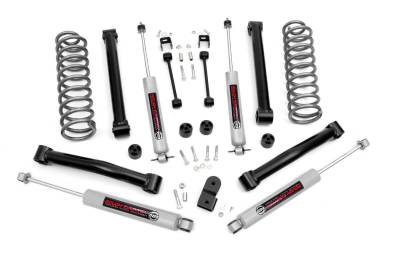 Rough Country Suspension Systems - Rough Country 3.5" Suspension Lift Kit for Grand Cherokee ZJ 4WD V6 636.20
