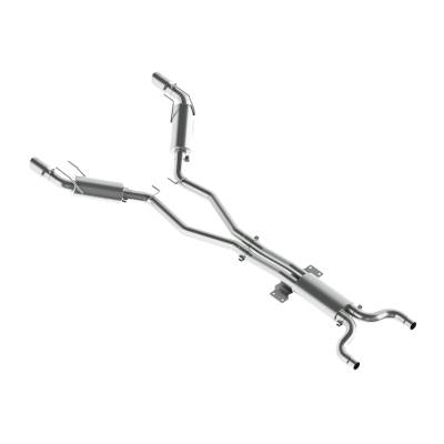 MBRP Exhaust - MBRP S7024409 T409 3" Cat-Back Dual Rear Exit Exhaust w/Muffler 10-11 Camaro V8