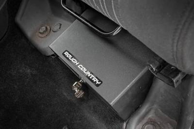 Rough Country Suspension Systems - Rough Country Underseat Storage Box LH Black for Jeep Wrangler JK 99035