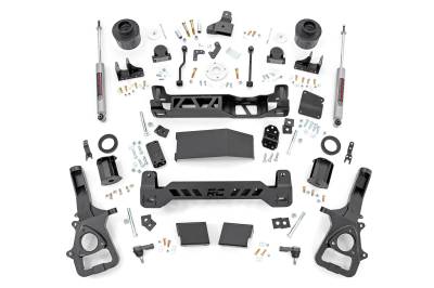 Rough Country Suspension Systems - Rough Country 33930A 6" Suspension Lift Kit for 19-24 RAM 1500 4WD 22XL
