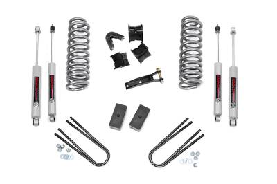 Rough Country Suspension Systems - Rough Country 4" Suspension Lift Kit 70-76 Ford F100 4WD 445-70-76.20