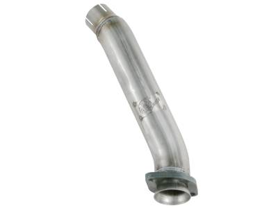 aFe Power - aFe 48-06209 2.5" Twisted Steel Exhaust Loop Delete Pipe for 12-18 Wrangler 3.6L