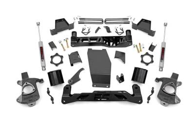 Rough Country Suspension Systems - Rough Country 22731 6" Suspension Lift Kit for 14-18 Silverado/Sierra 1500 4WD