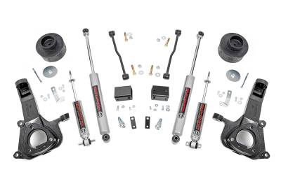 Rough Country Suspension Systems - Rough Country 30730 4" Suspension Lift Kit for 09-18 RAM 1500/Classic RWD