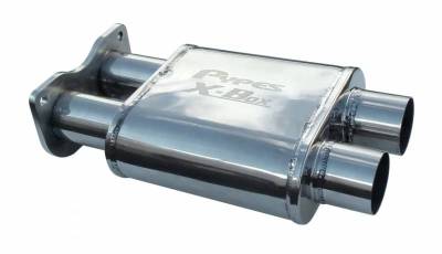 Pypes Performance Exhaust - Pypes MVX10 2.5" X-Box Stainless Steel Exhaust Muffler for 05-06 Pontiac GTO