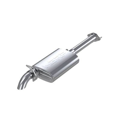 MBRP Exhaust - MBRP Exhaust S5522409 T409 2.5" Cat-Back Rear Turndown Exit for 04-06 Wrangler