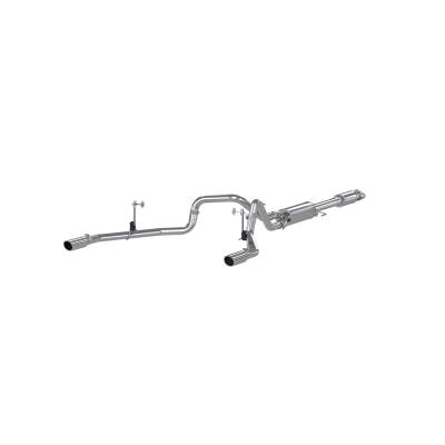 MBRP Exhaust - MBRP Exhaust S5258409 T409 3" Cat-Back 2.5" Dual Rear Exit w/Muffler 15-20 F150