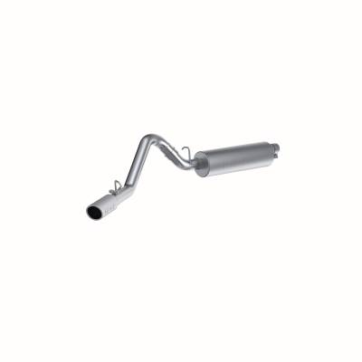 MBRP Exhaust - MBRP Exhaust S5512AL AL 2.5" Cat-Back Single Side Exit for 97-99 Jeep Wrangler