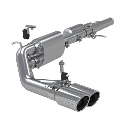 MBRP Exhaust - MBRP Exhaust S5081AL AL 3" Cat-Back Pre-Axle Dual Side Exit 09-19 Silv/Srra 1500