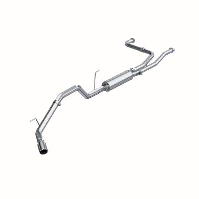 MBRP Exhaust - MBRP Exhaust S5404AL AL 3" Cat-Back Street Pro Single Side Exit for 04-15 Titan