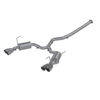 MBRP Exhaust - MBRP Exhaust S4800304 T304 3"Cat-Back Dual Split Rear Exit for 15-21 WRX/WRX STI