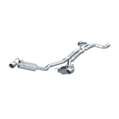 MBRP Exhaust - MBRP Exhaust S7020409 T409 2.5" Cat-Back Dual Rear Exit w/Muffler 10-15 Camaro