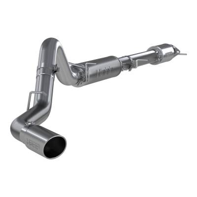 MBRP Exhaust - MBRP S5093304 T304 4" Cat-Back One Side Exit w/Muffler 20-26 Silv/Sierra 2500HD