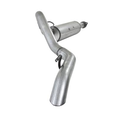 MBRP Exhaust - MBRP Exhaust S5520409 T409 2.5" CatBack Race Turndown Exit for 04-06 Wrangler TJ