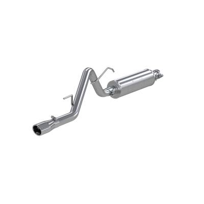 MBRP Exhaust - MBRP Exhaust S5510AL AL 2.5" Cat-Back Single Rear Exit for 02-07 Jeep Liberty