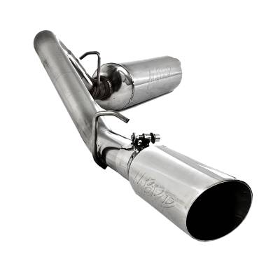 MBRP Exhaust - MBRP Exhaust S5512409 T409 2.5" CatBack Single Side Exit for 97-99 Jeep Wrangler