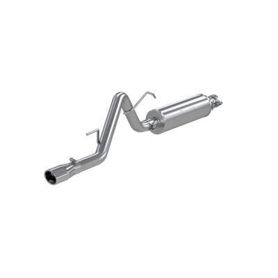MBRP Exhaust - MBRP Exhaust S5510409 T409 2.5" Cat-Back Single Rear Exit for 02-07 Jeep Liberty