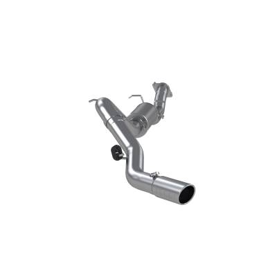 MBRP Exhaust - MBRP Exhaust S5078AL AL 3.5" Cat-Back Single Side Exit 07-10 Silv/Sierra 2500HD