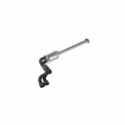 MBRP Exhaust - MBRP Exhaust S5261BLK Black 3" Cat-Back Pre-Axle Dual Outlet 09-14 Ford F150