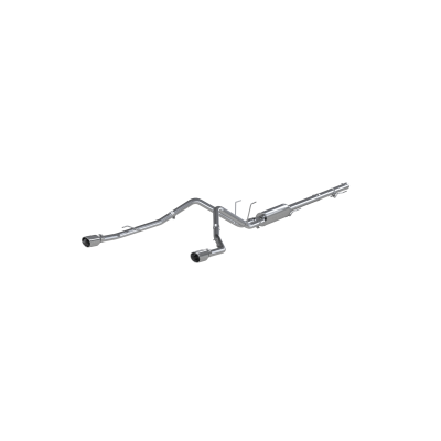 MBRP Exhaust - MBRP Exhaust S5146409 T409 3" Cat-Back 2.5" Dual Rear Exit for 09-24 RAM 1500