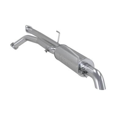 MBRP Exhaust - MBRP Exhaust S5318AL AL 2.5" Cat-Back 3" Turn Down Exit Exhaust for 07-09 Tundra