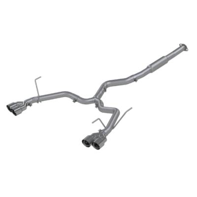 MBRP Exhaust - MBRP Exhaust S4802304 T304 3"Cat-Back Dual Rear Exit w/Muffler for 15-21 WRX/STI