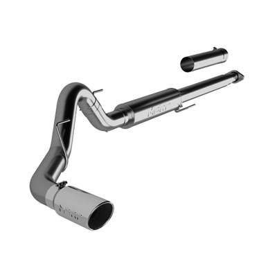 MBRP Exhaust - MBRP Exhaust S5259409 T409 4" Cat-Back One Side Exit w/Muffler 15-20 Ford F150