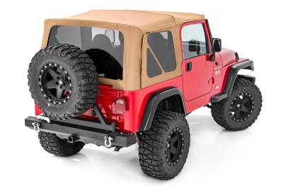 Rough Country Suspension Systems - Rough Country Soft Top for OEM Hardware-Spice for Jeep Wrangler TJ RC85020.70