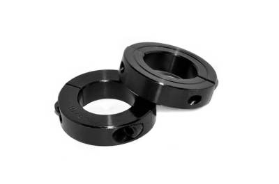 Rough Country Suspension Systems - Rough Country Front Sway Bar Clamp Kit Black for Jeep Wrangler TJ 1127