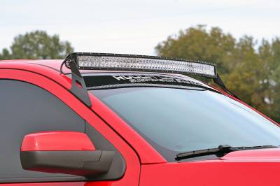 Rough Country Suspension Systems - Rough Country Upper Windshield 54" Light Bar Mounts Silverado/Sierra 70514A