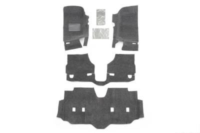 BedRug - Bed Rug BRJK07F4 Classic Carpeted Floor Liner Front for 07-18 Jeep JK 4DR