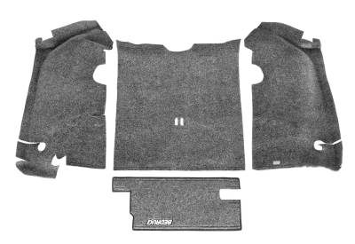 BedRug - Bed Rug Classic Carpeted Floor Liner-Rear/Cargo for Jeep TJ BRTJ97R