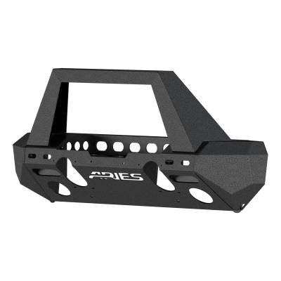 ARIES - ARIES 2082055 TrailChaser Front Bumper for 07-18 Jeep Wrangler JK