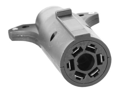 Buyers - Buyers 7-Way Flat To 6-Way Round Plastic Trailer Connector Adapter TC2076P