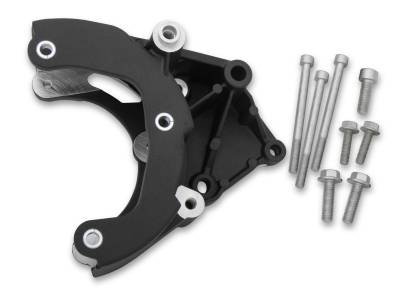 Holley - Holley Performance 20-133BK Accessory Drive Component Mount Set for GM LS