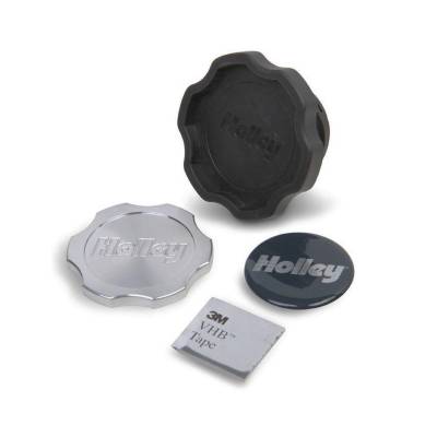 Holley - Holley 241-224 LS Valve Cover Oil Fill Cap w/Billet Insert for Cadillac/Chevy