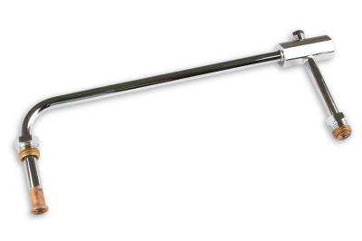 Holley - Holley Performance 34-150 Fuel Line Chrome for Holley Model 4150 Carburetor