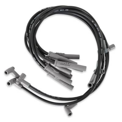 MSD - MSD Ignition 31363 Black Super Conductor for 74-76 Big Block Chevy HEI