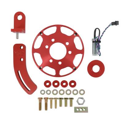MSD - MSD Ignition 8610 7" Crank Trigger Wheel Kit Flying Magnet for SB Chevy