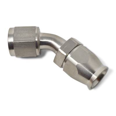 Russell - Russell 620451 Brake Hose End 45-DEG Tube Endura Size -04AN
