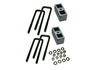 Superlift - Superlift 4038 3" Lift Rear Block & U-Bolt Kit for 69-01 Dodge RAM 1500 4WD